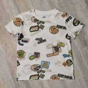 Nike Boys 4-5 Yrs Sense of Adventure T Shirt EUC Nike Logo Kids Clothes 4/5